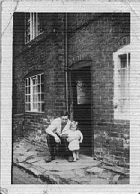 Arnold outside the Post Office